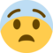 Fearful Face emoji on Twitter